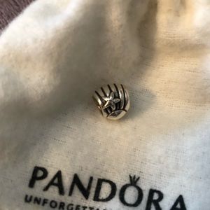 Seashell with starfish pandora charm